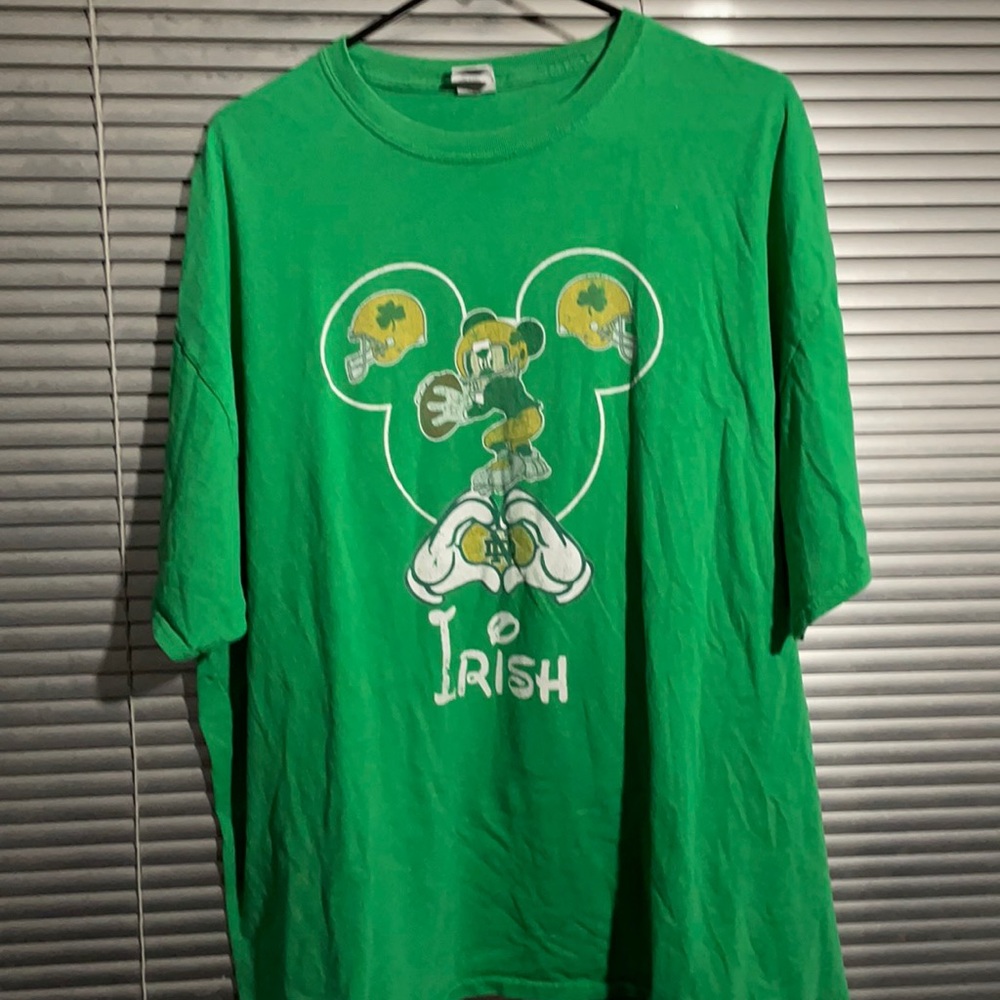 Mickey Mouse/Norte dame college collab shirt